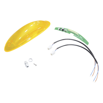Lámpara LED Intermitente / Difusor de Alta Eficiencia / Montaje en Cúpula / Alcance 10 m (32.8 ft) / Bajo Consumo Energético / Industrial