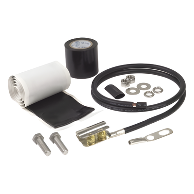Kit de Tierra Física / Cables 1/4″ y 3/8″ / 6.2 ft (1.9 m) de Longitud / Diseño Compacto / 2.8 oz de Peso / Instalación Sin Herramientas