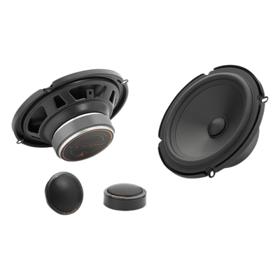 Componentes de Audio Automotriz / 6.5 Pulgadas / 2 Vías / 50 W RMS / 4 Ω / Tweeter Aluminio 25 mm / Rejillas Incluidas