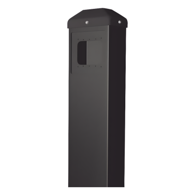 Pedestal tipo bolardo / Montaje de sensores / Compatible 10LZR-H100 y 10LZR-I30 / Requiere adaptaciones / Exterior