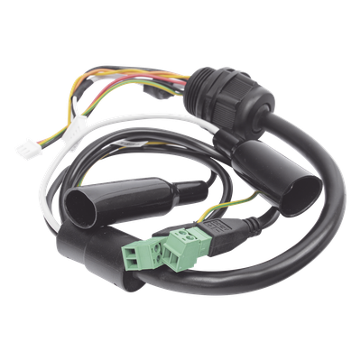Arnés de Conexión para Domo PTZ / Conectores RS-485 / Alimentación 12 Vcc / Cable 50 cm (19.7 in) / Forro Protector