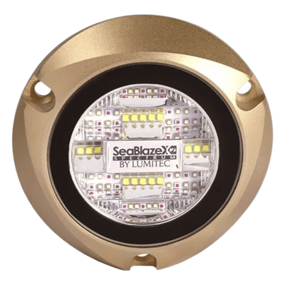 Luz LED Marina Subacuática / Blanco y Azul / 6000 Lúmenes / IP68 / Brone Naval / 10-24 VCD