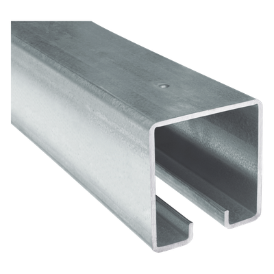 Riel Monorriel / Acero Galvanizado / 3.05 m (10 pies) / Carga 450 lbs / Canaleta U