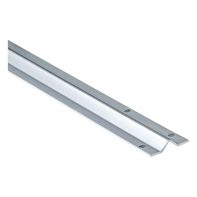 Guía de Piso para Ruedas Tipo V / Acero Galvanizado Electrolítico / Longitud 6 m (19.7 ft) / Montaje de Sobreponer / 1.51 kg/m
