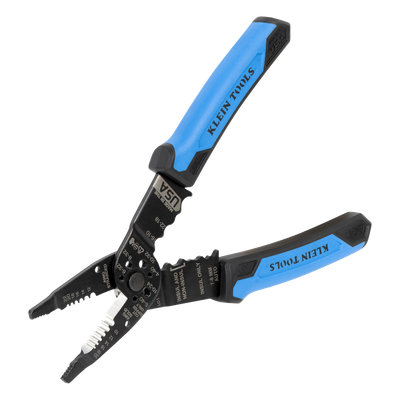 Pinzas Multiuso / Pelacables Sólidos 10-20 AWG / Trenzados 12-22 AWG / Ponchado Terminales 10-22 AWG / Corte Tornillos 4-40 a 10-32 / Punta Estrecha