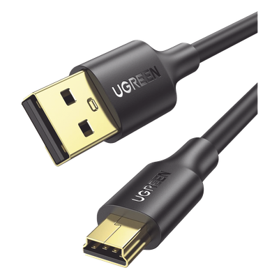 Cable USB-A a Mini USB / USB 2.0 / 480 Mbps / 1 m (3.3 ft) / Blindaje Doble / Conectores Dorados