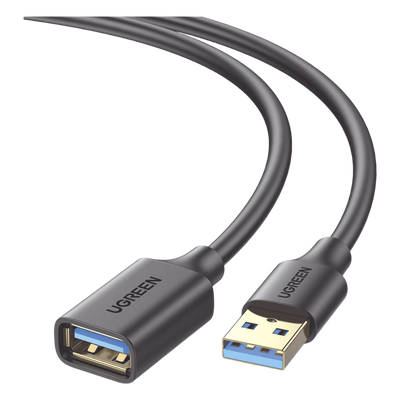 Cable Extensor USB 3.0 / 5 Gbps / 1 m (3.3 ft) / Macho-Hembra / Blindaje Múltiple / Conectores Baño de Oro