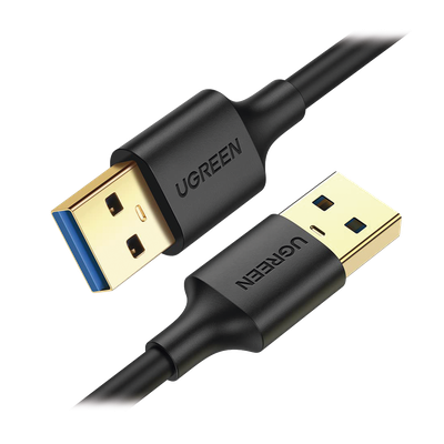 Cable USB-A 3.0 / Macho a Macho / 5 Gbps / 1 Metro (3.3 ft) / Núcleo Cobre Estañado / Blindaje Múltiple / Plug & Play