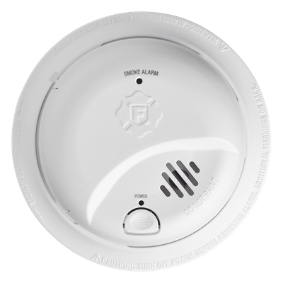 Detector de Humo Autónomo / Tecnología Ionización / Alarma 85 dB / Botón Prueba y Silencio / Diseño Compacto