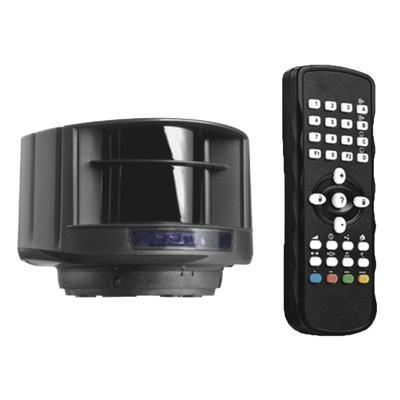 Sensor Láser Vehicular / Detección 3D Time of Flight / 9.6 x 9.6 m (31.5 x 31.5 ft) / 4 Cortinas Configurables / NEMA 4 / 12-24 VCC