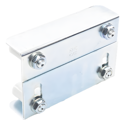 Guía Superior Ajustable / 4 Rodillos Nylon 30 mm / Acero Galvanizado / Puertas 35-62 mm / 2.27 kg