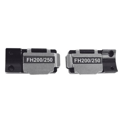 Par de Sujetadores para Fibra Óptica 250 Micras / Compatibles con Fusionadoras 915FS, 910FS y FSP200 / Precisión de Alineación Industrial