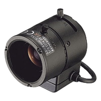 Lente Varifocal / 3-8 mm / Iris Automático DC / Día/Noche / Formato 1/3″ / Ángulo Horizontal 27° a 90.8°