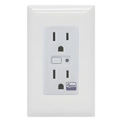Tomacorriente Inteligente Z-Wave / 120 VCA 60 Hz / Carga 1800W Resistiva / Alcance 20.5 m (67.3 ft) / Empotrable Interior
