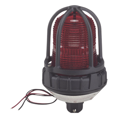Luz Estroboscópica para Ubicaciones Peligrosas / 80 Flashes/minuto / Montaje en Tubería NPT 3/4″ o Superficie / 240 VCA / Color Rojo