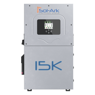 Inversor Híbrido / 15 kW / 220 Vcc / Fase Dividida / 19.5 kWp FV / 3 MPPT / IP65 / 48 Vcc Baterías
