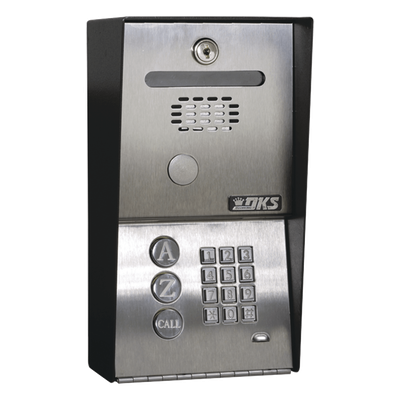 Audioportero Telefónico / 100 Números / Control 2 Puertas / Montaje Sobreponer / Anti Vandálico / Línea Análoga o Digital