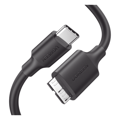 Cable USB-C 3.0 a Micro-B / 5 Gbps / 1 m / Carga Rápida / 10,000 Inserciones / Blindaje Múltiple