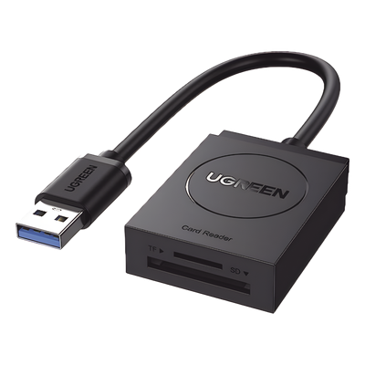 Lector de Tarjetas USB-A 3.0 / Dual Slot SD y MicroSD / 5 Gbps / Hasta 2 TB / Cable 15 cm (5.9 in)