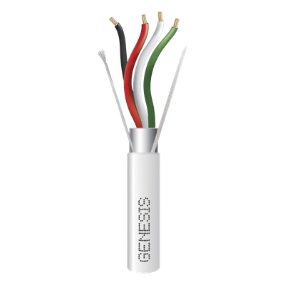 Cable para Alarma / 4×22 AWG / Blindado / Riser / 305 m (1000 ft) / Resistente a Luz Solar