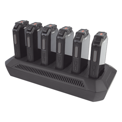 Multi-Cargador de Escritorio / 6 Ranuras / 5V 2A por Puerto / 100-240V / 1.05 x 0.49 x 0.18 pies