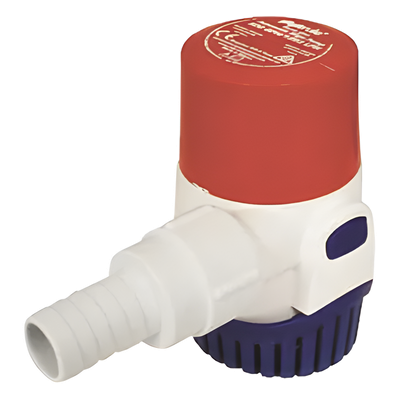 Bomba Sumergible Automática / 1100 GPH / 12 VDC / Descarga 2 m (6.6 ft) / Conexiones 25 mm y 28 mm / 3.7 A