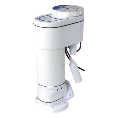 Bomba para Sanitario / Conversión Manual a Eléctrico 12 Vcd / Macerador Acero Inoxidable / Autocebante 0.6 m (2 pies)