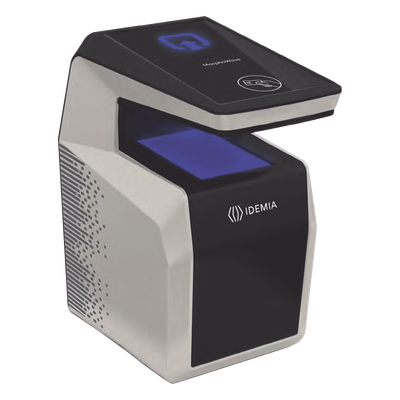 Lector de huella 3D sin contacto / Captura 4 dedos / MIFARE DESFire / Ethernet / Montaje en pared