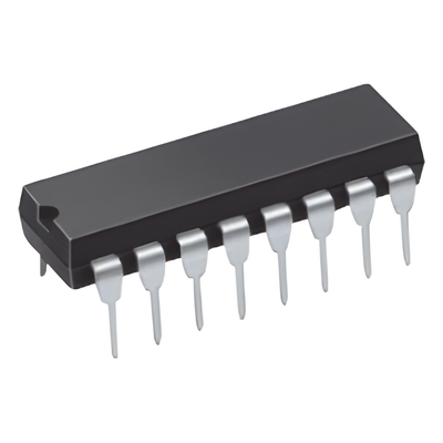 Circuito Integrado / Doble Contador Binario 4 Etapas / DIP-14 / 27 MHz / -55°C a 125°C