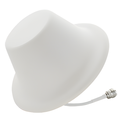 Antena Tipo Domo / 698-960/1710-2700 MHz / 2/4 dBi / N Hembra / 185 mm / Interior