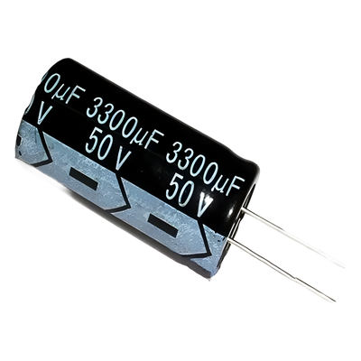 Capacitor Electrolítico Radial / 3300 µF / 50 V / Tolerancia ±20% / -40 °C a +85 °C