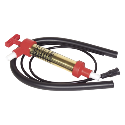 Bomba Manual de Extracción / Latón Resistente a la Corrosión / Flujo 5 L/min / Manguera 13 mm / Compacta 260 mm