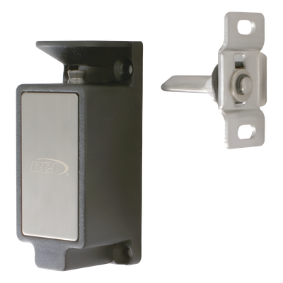 Cerradura Electromagnética para Gabinetes / 320 lbs (145 kg) / Sensor NO/NC / 12/24 VDC / Cierre o Apertura en Falla / Acero Resistente al Óxido