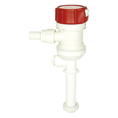 Bomba sumergible / 500 GPH (1893 LPH) / 12 VDC / 2.5 A / Descarga 19 mm (3/4″) / Motor extraíble Tournament