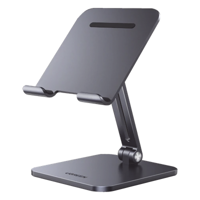 Soporte para Tablet / Ajustable 5-135° / Altura 7.1-9.1 pulgadas / Carga Máxima 1 kg / Aluminio / Plegable