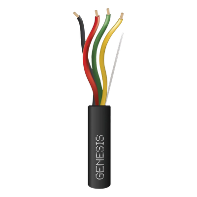 Cable FPL / 4×18 AWG / Carrete 305 m (1000 pies) / Direct Burial / Intemperie / Cobre Sólido