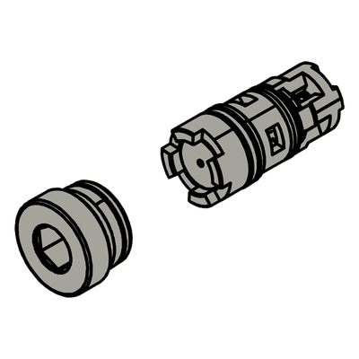 Válvula de aspiración / Compatible con actuadores serie 400, 422, 450 / Regulación precisa de flujo de aire / Control ajustable de velocidad de apertura