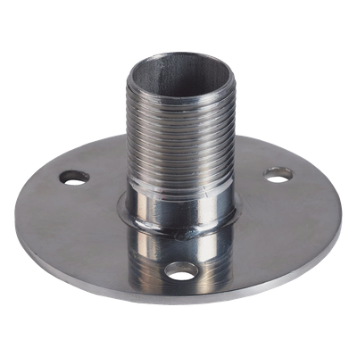 Soporte de Antena / Montaje Recto 1″ / Acero Inoxidable / Base con Brida / 2.54 cm