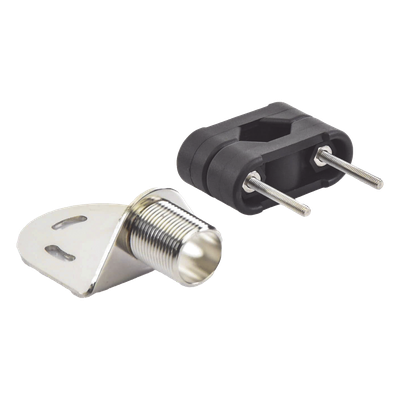 Soporte para Antenas Marinas / Adaptadores de Nylon / Rieles Cuadrados o Redondos / 22 mm, 25 mm y 32 mm / Acero Inoxidable