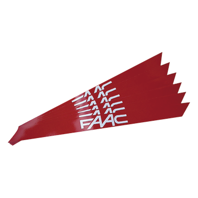 Banda Reflectante / PVC Reflectante Rojo / 150 mm Ancho / 3 mm Espesor / Alta Reflectividad / Compatible B680H