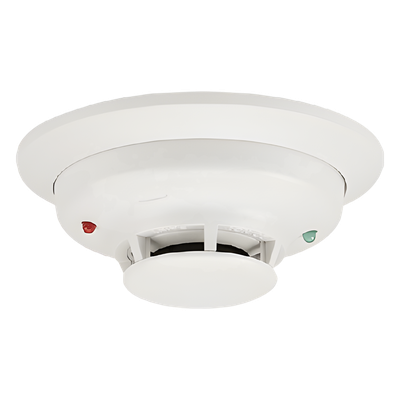 Detector Multicriterio de Humo y Calor / 4 Hilos / Contactos Secos / 57.2°C (135°F) / LED Bicolor