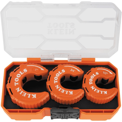 Juego de Cortadores de Tubería / 3 Piezas / Cobre 1/2″, 3/4″ y 1″ (12, 19 y 25 mm) / Diseño I-Beam / Estuche Modular