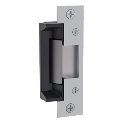 Contrachapa Eléctrica / Perfil Bajo 1-1/16 pulgadas / Doble Voltaje 12/24 VDC/VAC / Fuerza Estática 1,500 lbs / 1 Millón de Ciclos / UL 1034 y UL 294