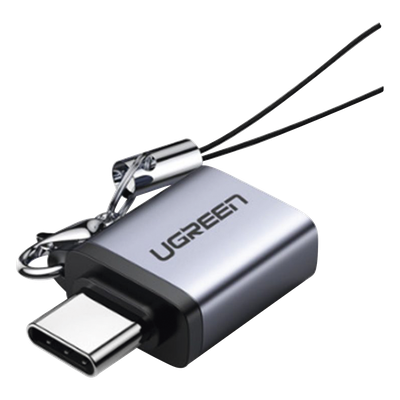 Adaptador USB-C 3.1 a USB 3.0 A / OTG / 5 Gbps / Aluminio / 10,000 Inserciones