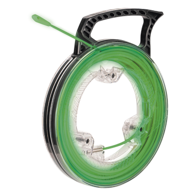 Guía Jalacables / Fibra de Vidrio Luminiscente / 12 m (39.37 ft) / Punta Nylon / Conector Acero Inoxidable