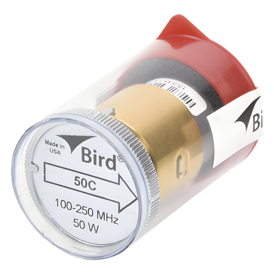 Elemento de Medición RF / 50 Watt / 100-250 MHz / Conector 7/8″ en Línea / Compatible con Wattmetro BIRD 43