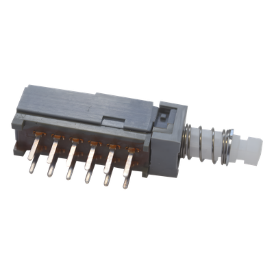 Interruptor deslizante / 0.2 A @ 30 V DC / 10,000 ciclos / 500 V AC dieléctrico / 50 mΩ contacto