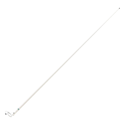 Antena Marina VHF / Fibra de Vidrio / 6 dB / 50 W / 2.4 m (7.9 ft) / RG-58 4.5 m (15 ft) / Nylon
