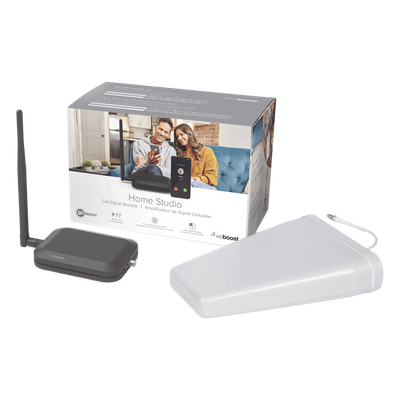 Amplificador de Señal Celular / 2G 3G 4G / Cobertura 60 m² (646 ft²) / Multibanda 850-1900-2100 MHz / Múltiples Usuarios / Antena Integrada