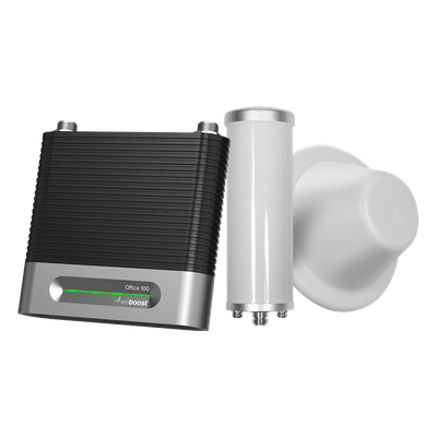 Amplificador de Señal Celular / 4G/3G Multibanda / Cobertura 1,200 m² (12,916.7 ft²) / Ganancia 70 dB / Bandas 850/1900/2100 MHz
